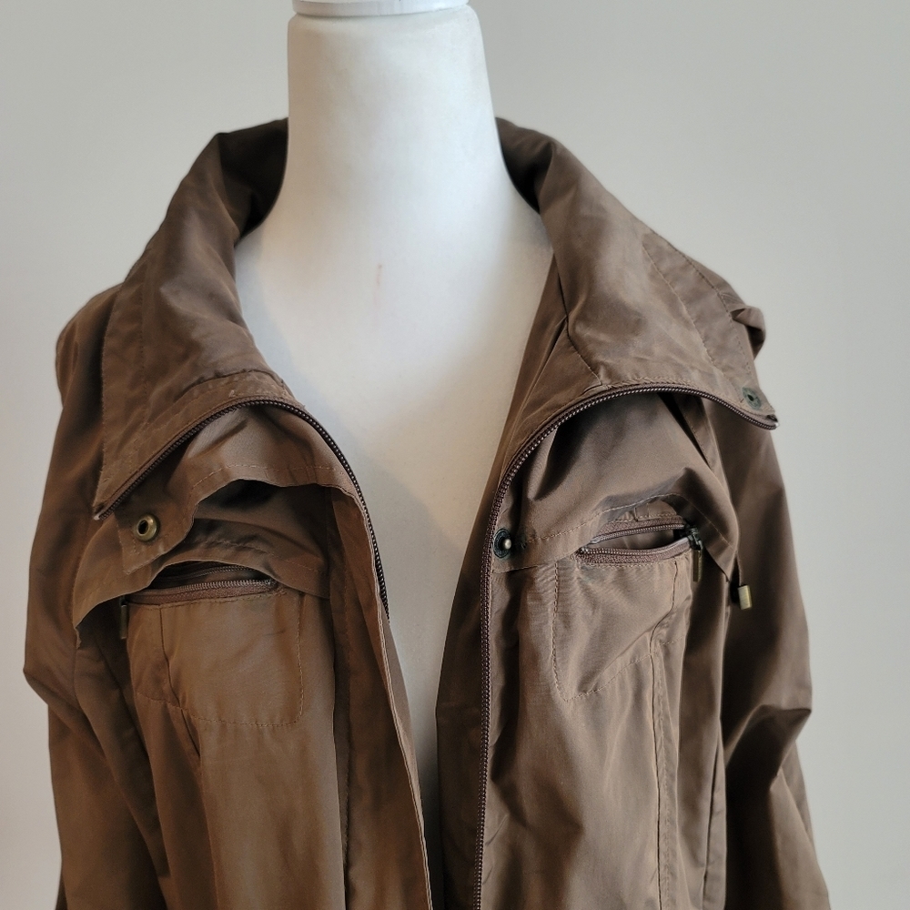 Cole Haan Women's Parka Size Medium Bronze - Picture 6 of 15